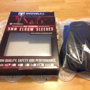 Body Building, IronBull 5MM Elbow Sleeves, High Performance Neoprene Size XS